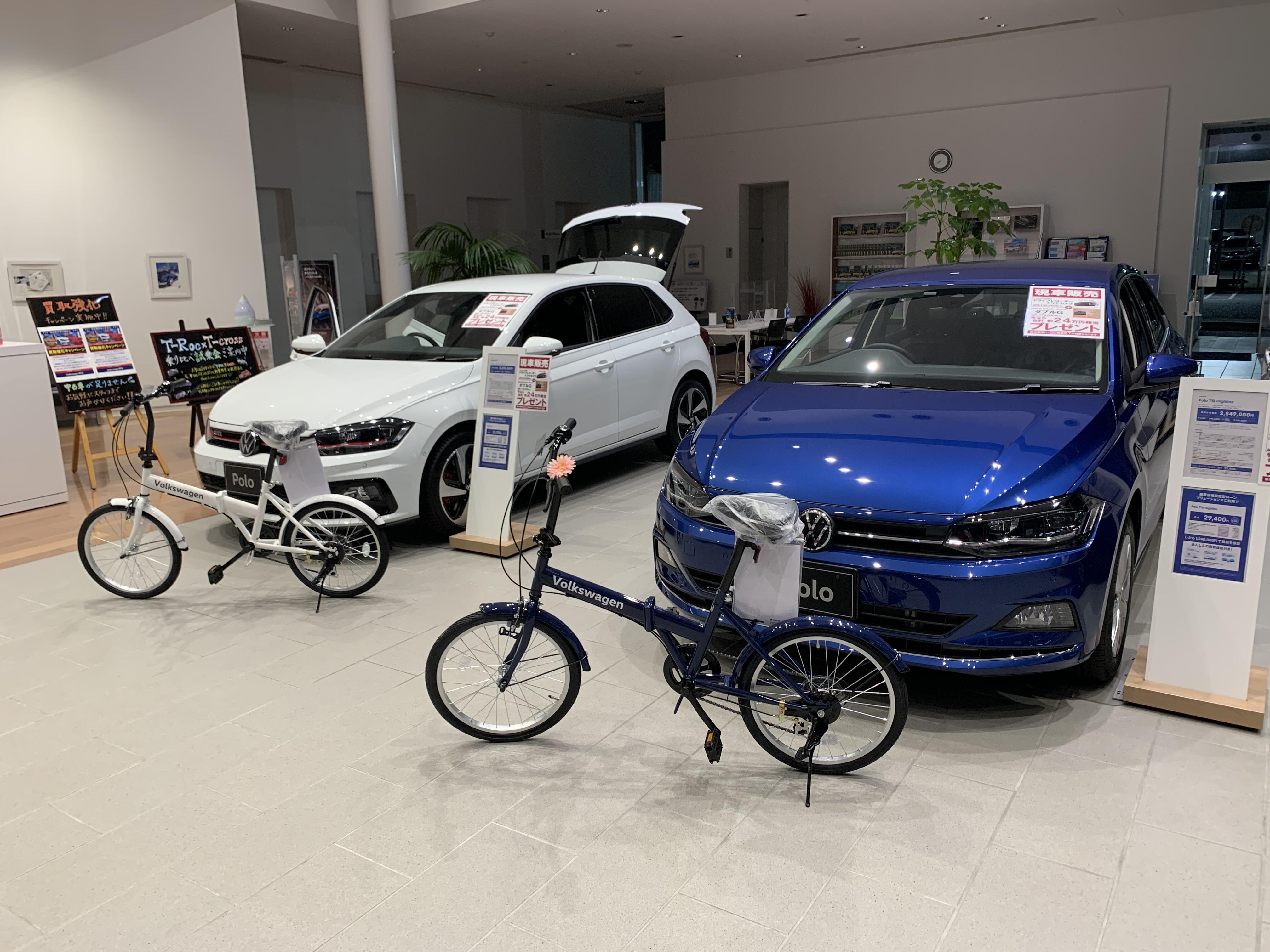 美品☆フォルクスワーゲン VW 折りたたみ自転車 試し乗り程度 - 自転車本体